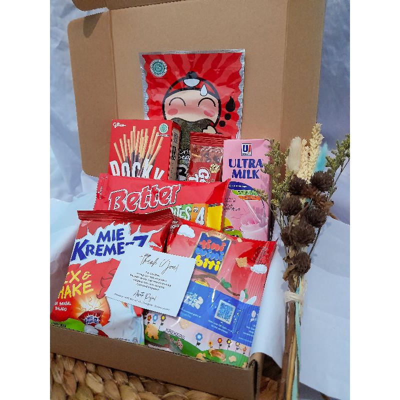 

GIFT BOX | HAMPERS SNACK |SNACK BOX Paket Garbera 20