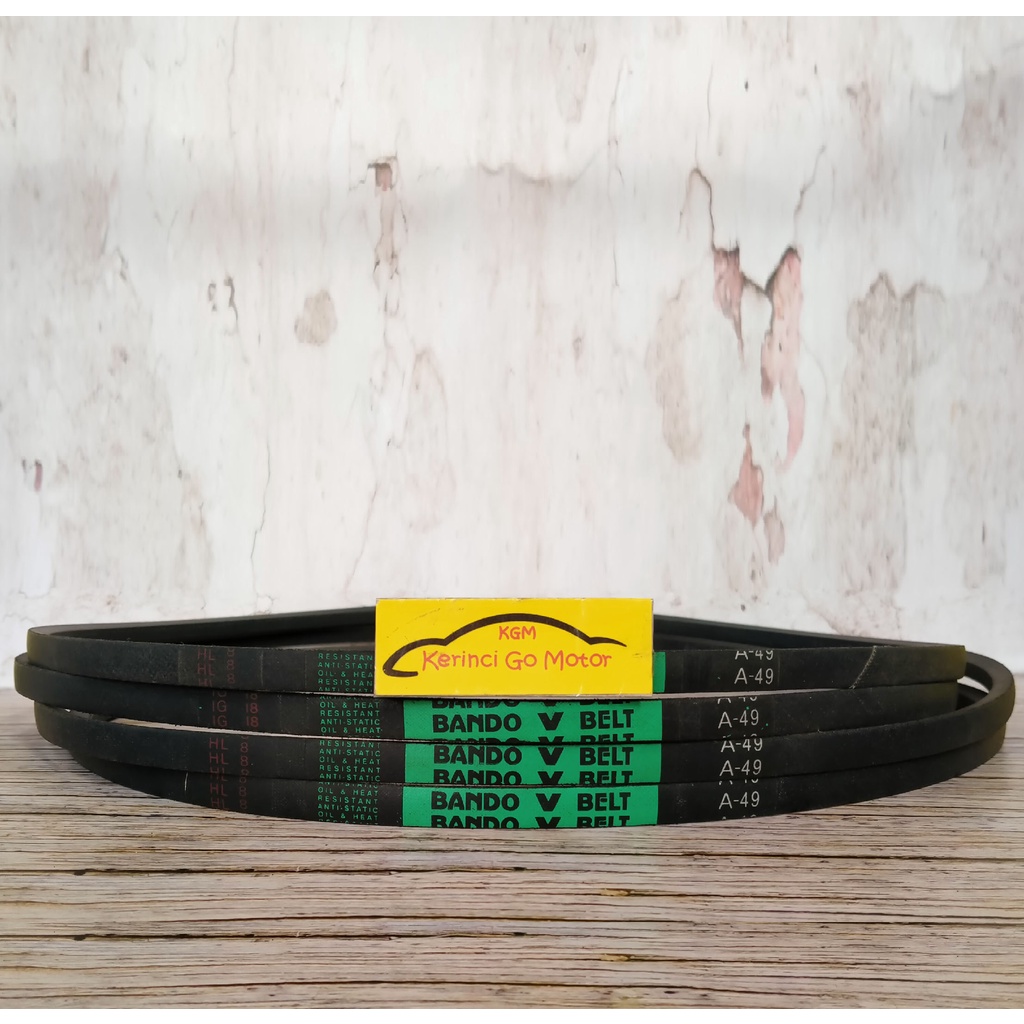 BANDO VAN BELT A-49 V BELT TALI KIPAS A49 FAN BELT VANBELT POLOS A-49