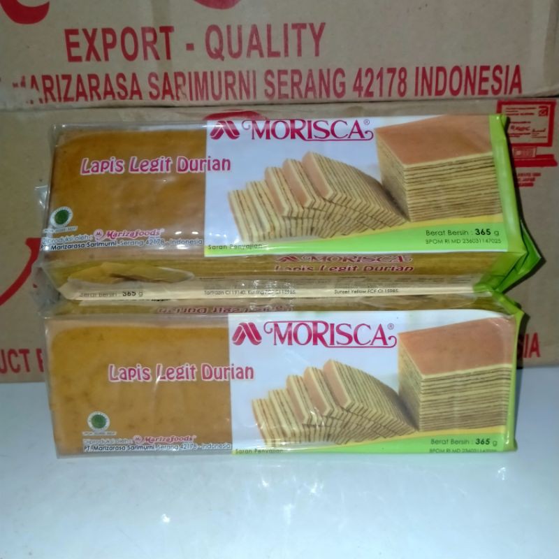 Morisca Durian Lapis Legit 365gr