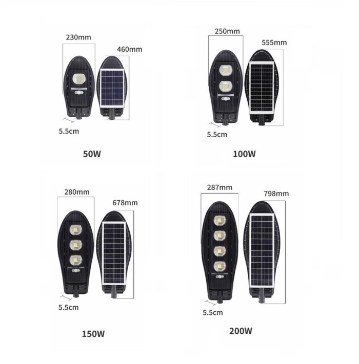 [WS]  Lampu jalan cobra / pju cobra solar cell /pju tenaga matahari 50w