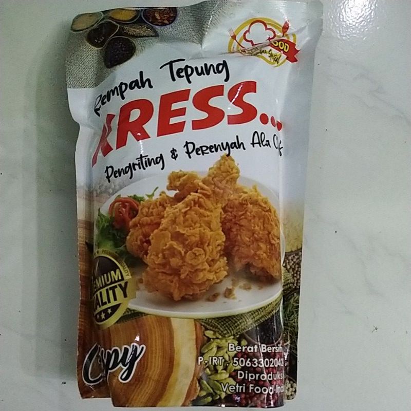 

Biang Kress / Rempah tepung kress 750gram
