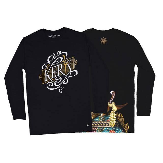 Kaos keris model Keris lengan panjang