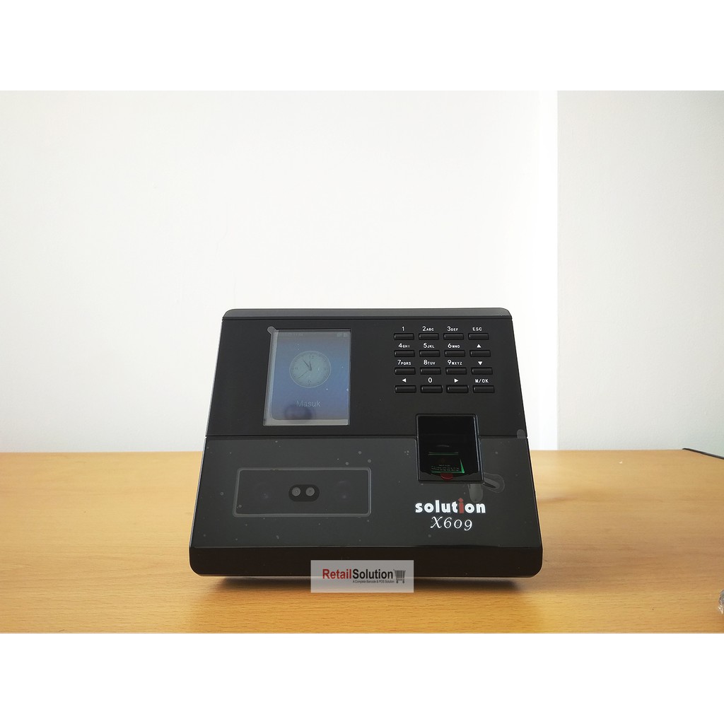 Solution X609 - Mesin Absensi Sidik Jari Fingerprint Scan Wajah