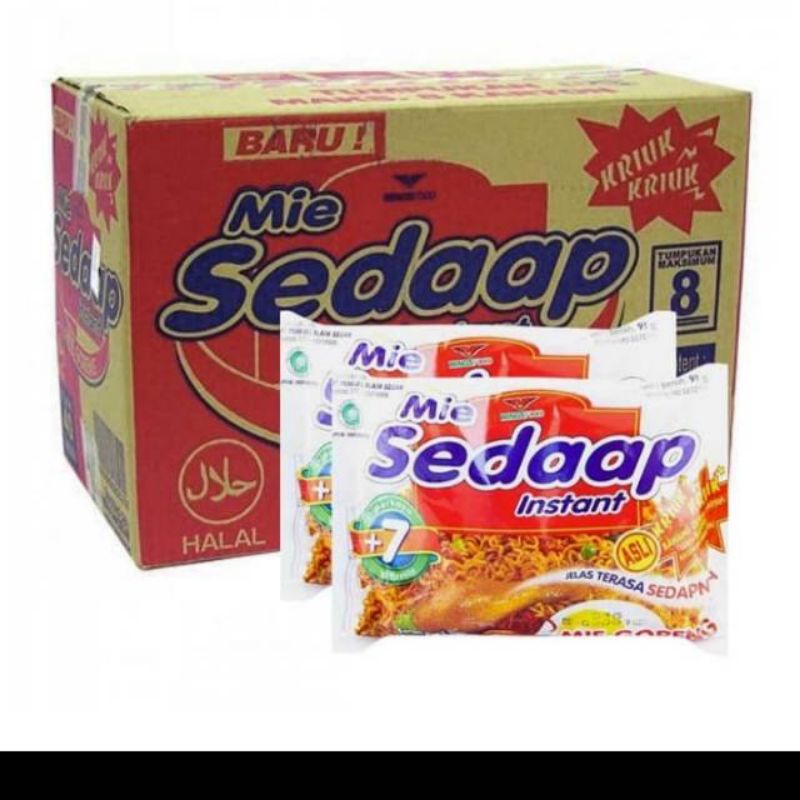 Mie sedaap goreng1 dus isi40 / mie sedaap goreng / mie instan sedaap / mie