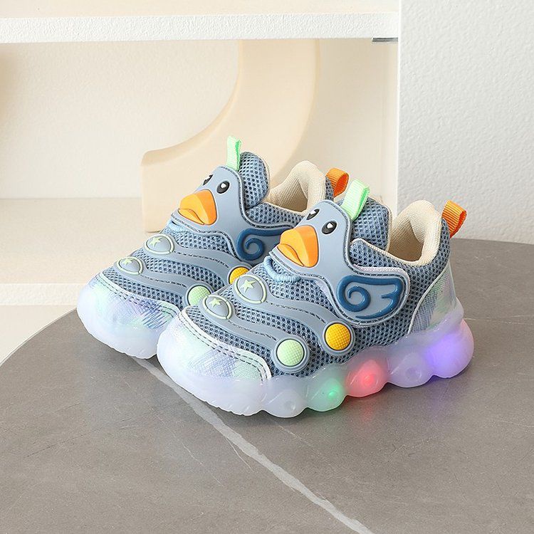 [GROSIR][COD] SEVEN_DAY SEPATU LAMPU SNEAKERS ANAK-ANAK UNTUK USIA 0-4 TAHUN / BOY &amp; GIRL BIRU WM2314