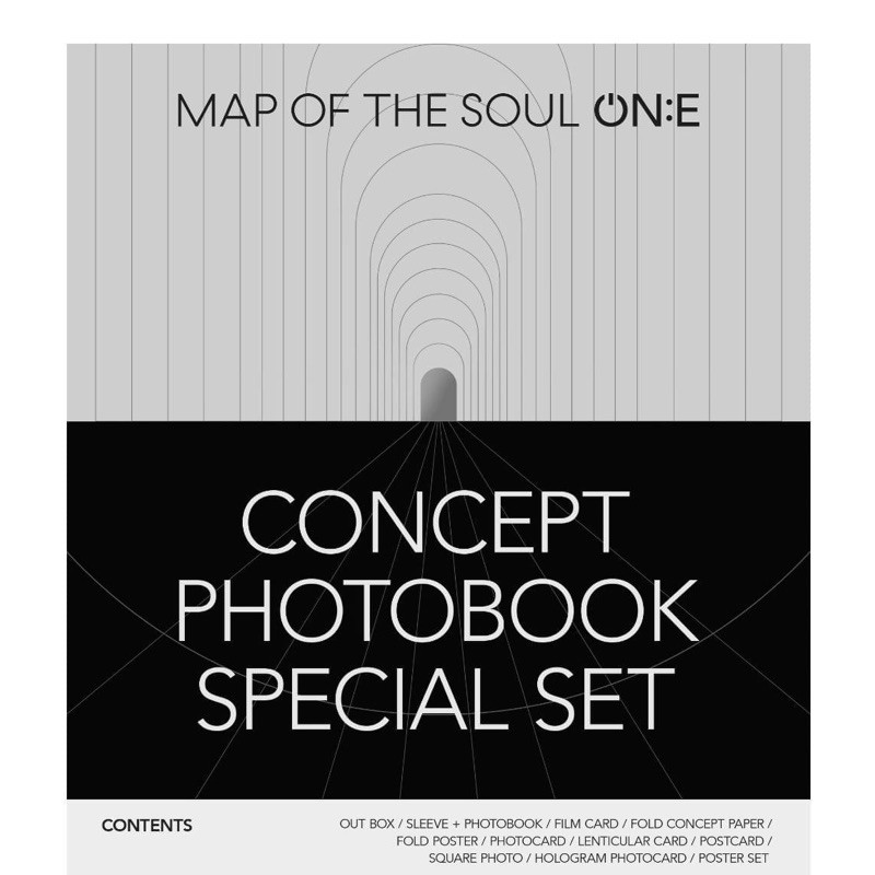 (OPEN SHARING) BTS Concept Book Special Set Map of The Soul MOTS ONE