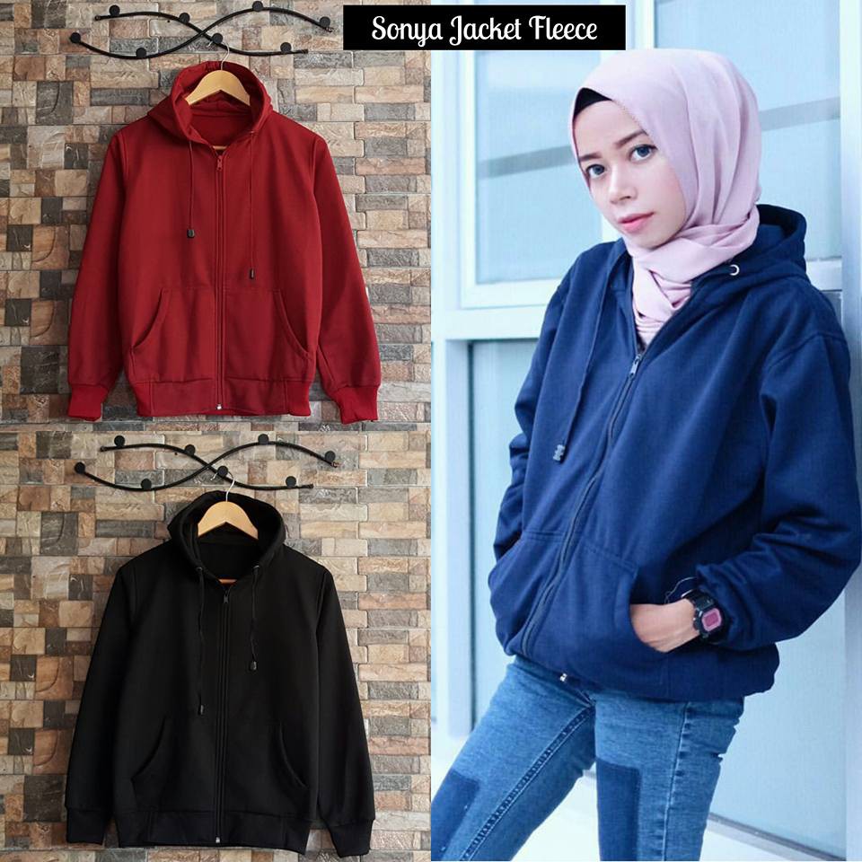 JAKET WANITA   Cewek Women Jeans Maroon Merah Tua Navy Merek XUA Ker MURAH PROMO DISKON BOMBER  L9G8