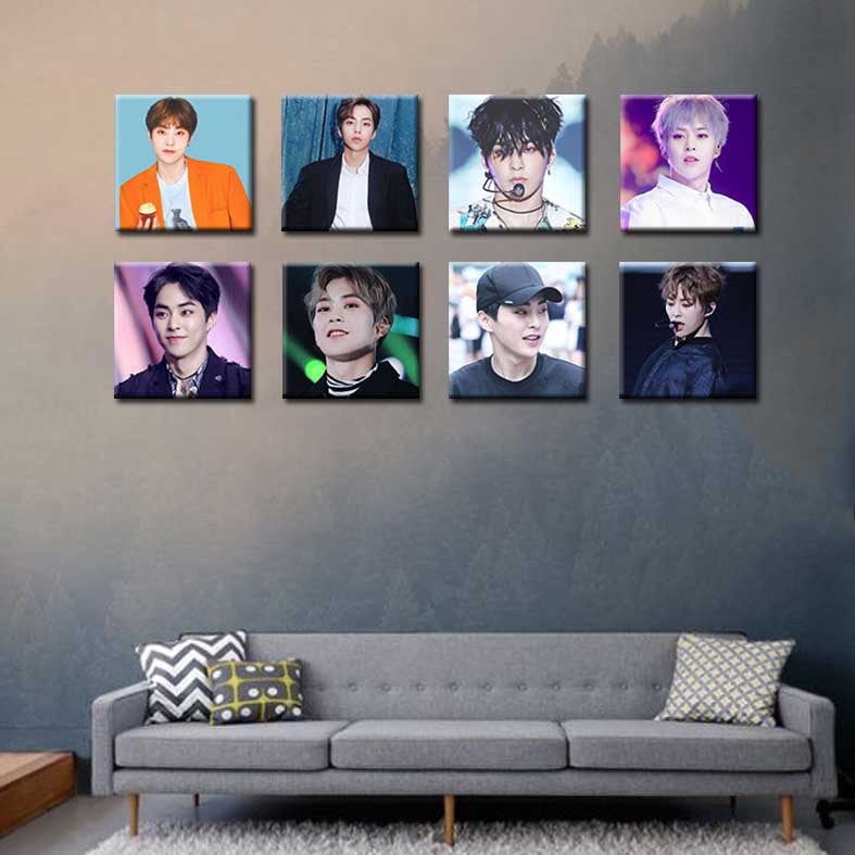 [DECOR] XIUMIN-EXO poster tempelan Pajangan hiasan dinding kayu