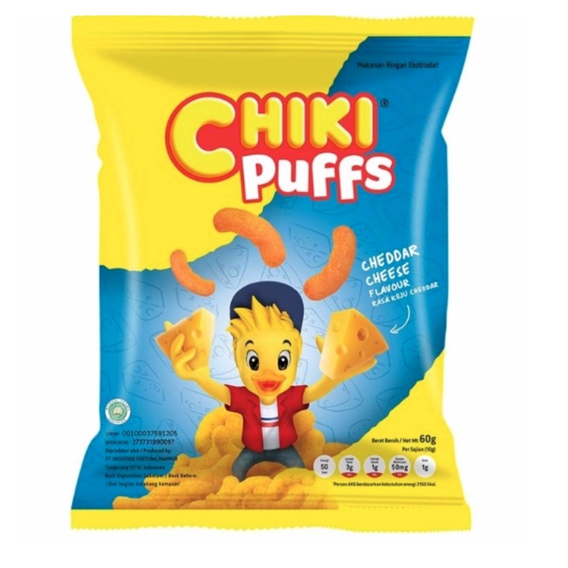 

Chiki Puffs Cheddar Cheese 60 gram