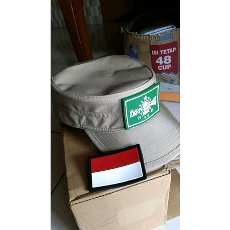 Topi komando NU indonesia badge rubber patch