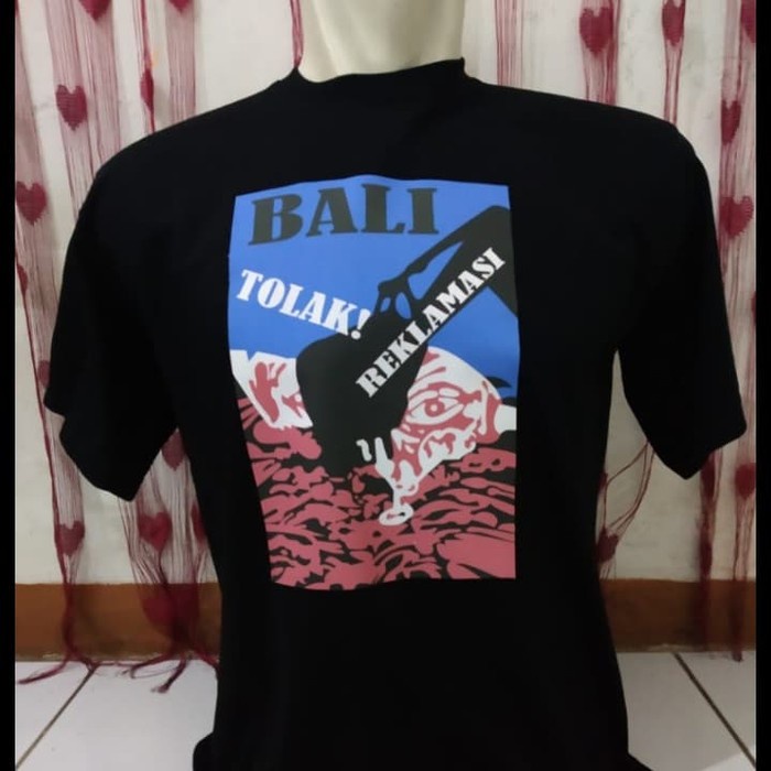 kaos/t shirt/baju keren BALI TOLAK REKLAMASI