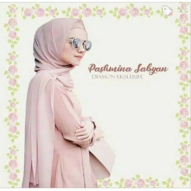 MJS 300 - pasmina instan sabyan/ pasmina instan 1 lubang