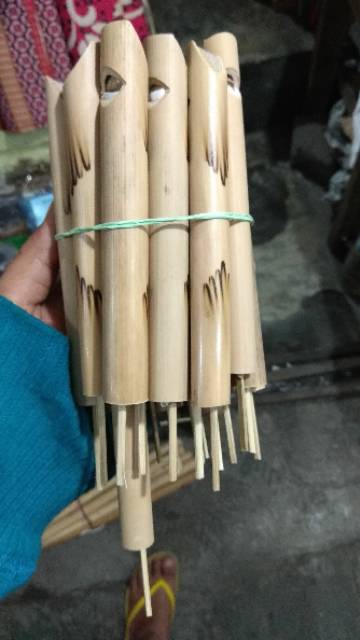 (BISA COD) 1 SET PELUIT BAMBU BUNYI CUIT-CUIT BURUNG ISI 20 PCS MAINAN ANAK TRADISIONAL SOUVENIR