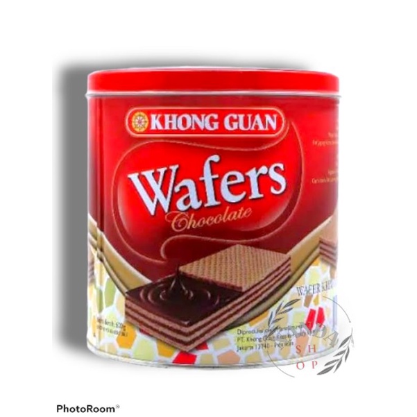 

KHONG GUAN WAFER COKLAT Bulat, TERMURAH 600g