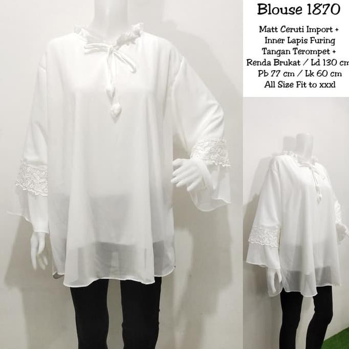 Sale Ld 130 Cm Atasan Putih Jumbo - Terbaru