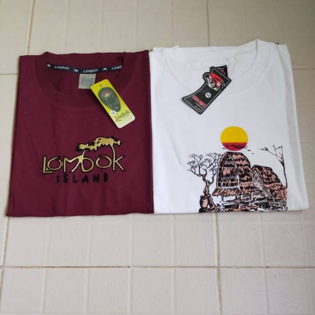BAJU KAOS LOMBOK SIZE M