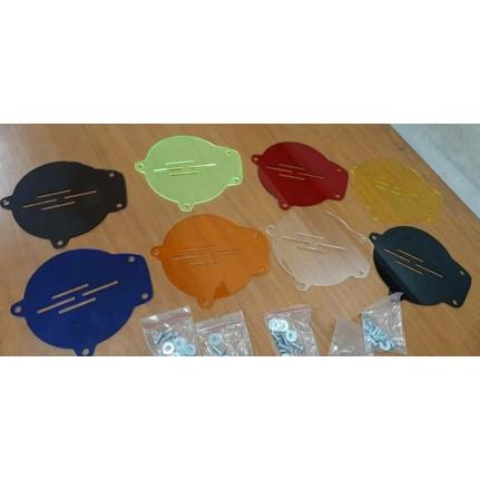 Diskon LYS58 Cover CVT Akrilik aerox Transparan, Cover CVT aerox Thailook, Mika Puley aerox clear LY