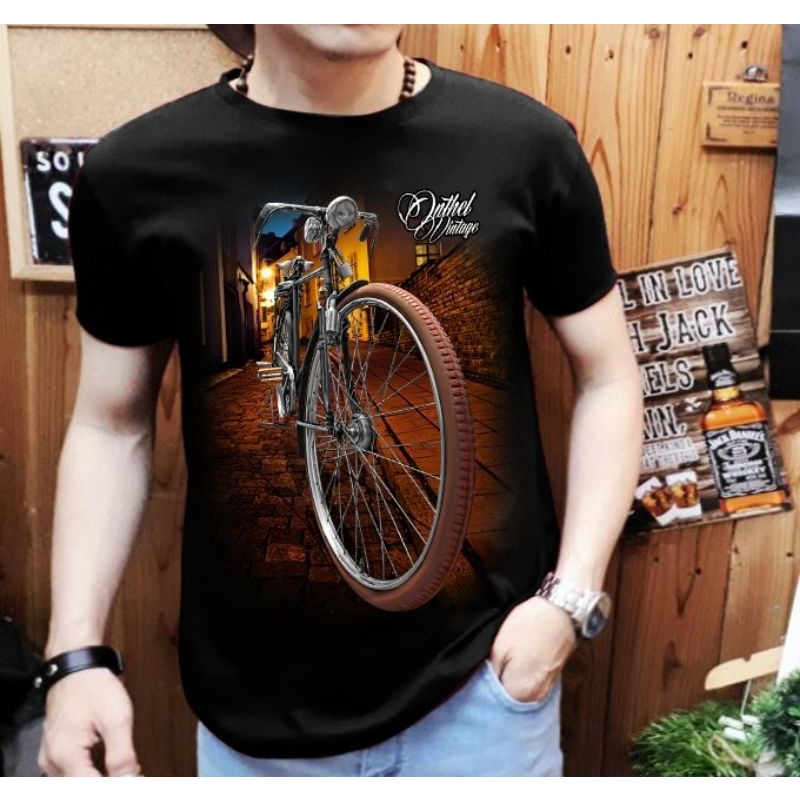 kaos oblong cowo keren motif onthel 01 t-shirt kaos spandek keren