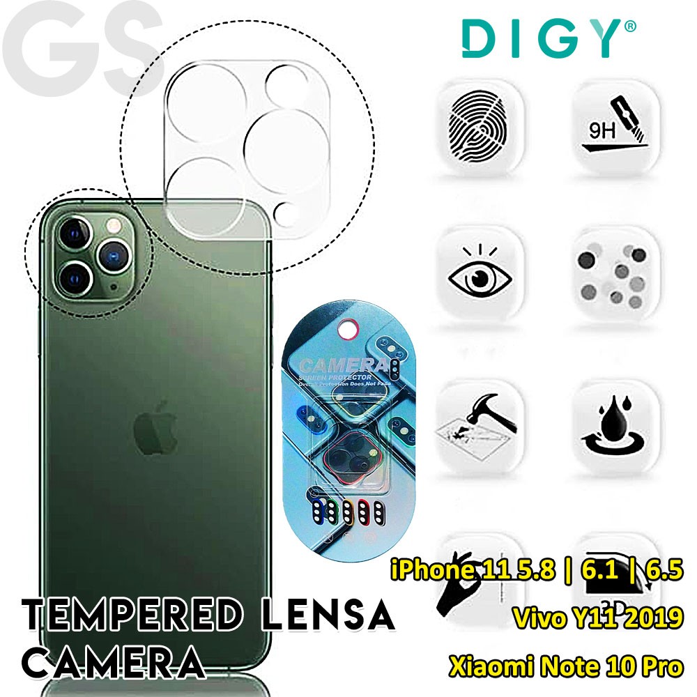 Tempered Glass Camera Lensa Iphone Iphone 12 5,4 12 6,1 12 6,7 11 6,1 11 5,8  11 6,5 6/7/8 4,7  XS XS MAX XR 6/7/8 PLUS