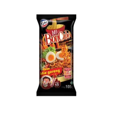 

Kobe Mie Goreng Boncabe Level 15 100gr