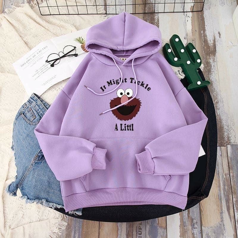 HOODIE WANITA  IT MIGHT TICKLE - HOODIE TEBAL TERLARIS