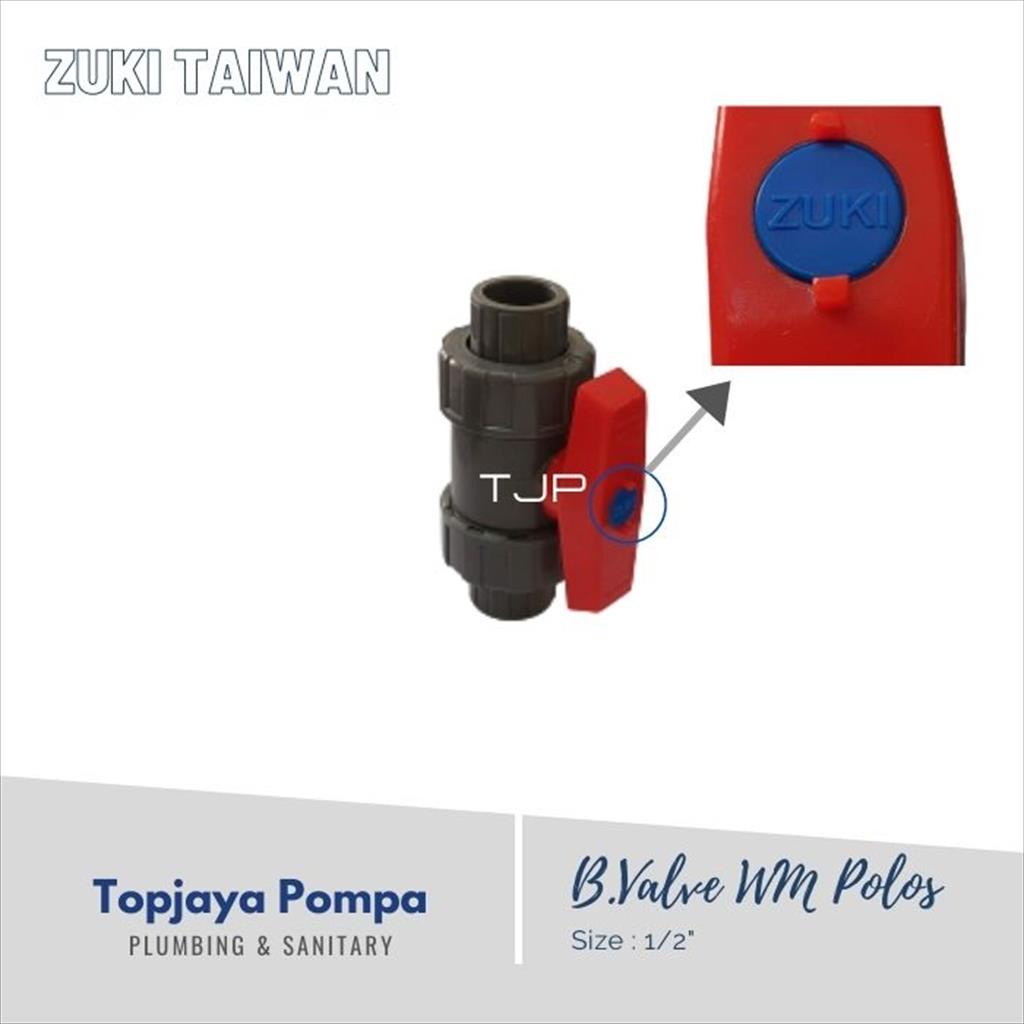 BALL VALVE WATER MUR ZUKI  1/2