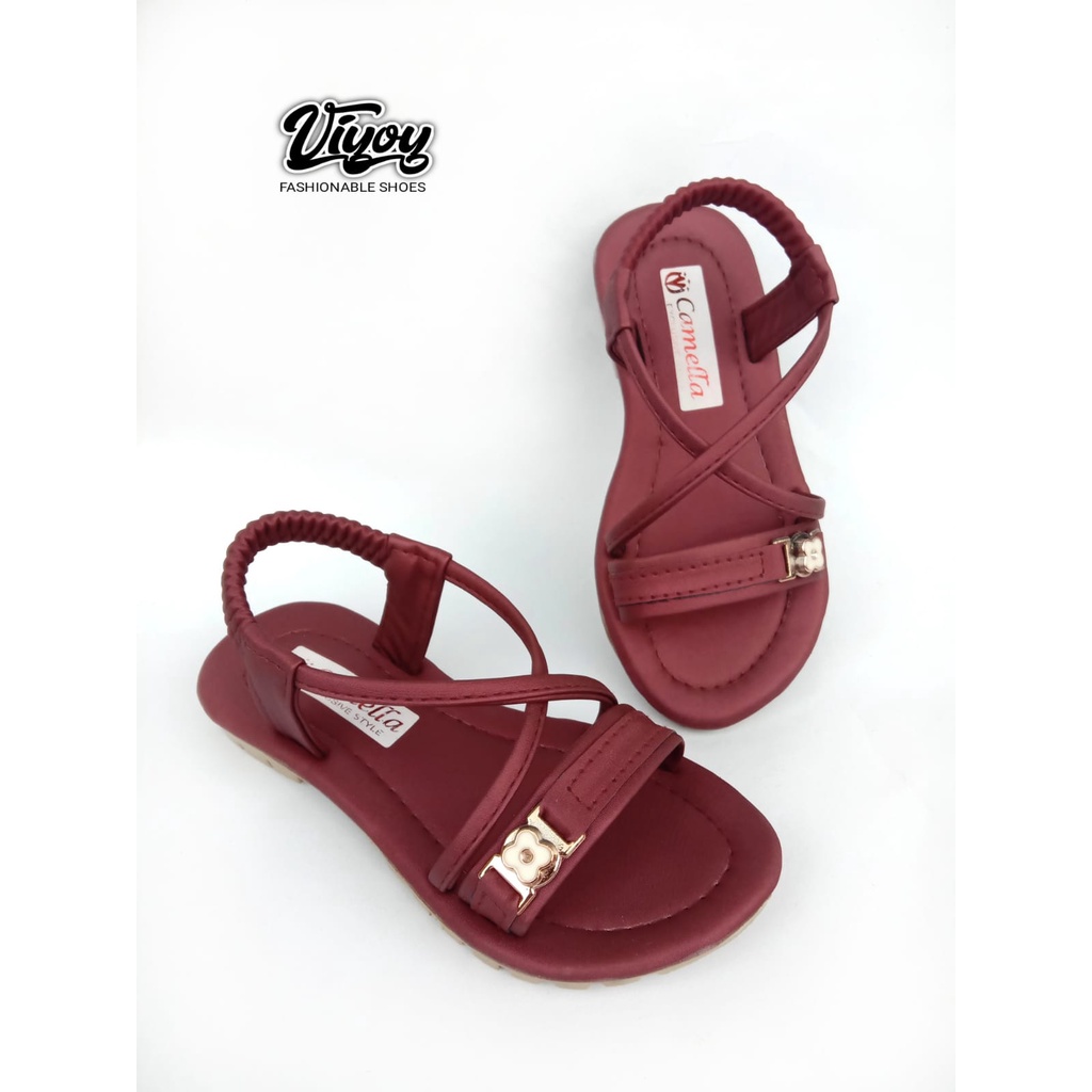 TERBARU!! Sandal Selop Wanita Simple Spon Love