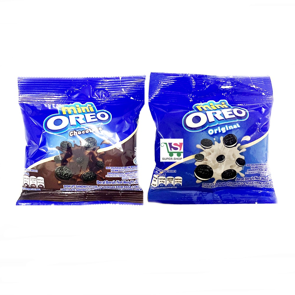 Mini Oreo Chocolate / Original 20,4 Gram SATUAN