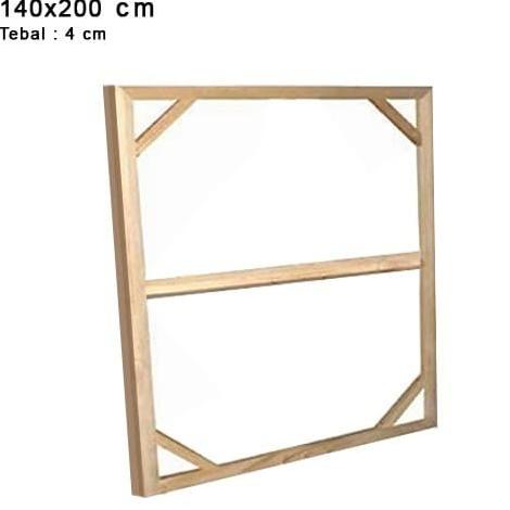 

Spanram 140x200 cm Span Ram Kayu Meranti Frame 200x140 cm Tebal 4 cm