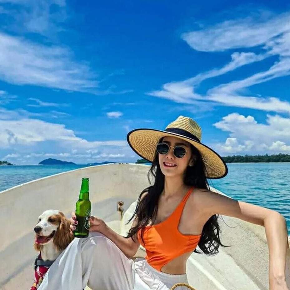 𝐑𝐄𝐀𝐃𝐘 𝐒𝐓𝐎𝐂𝐊 𝐒𝐀𝐅 - KELLY summer hat woman premium / fedora hat woman premium / topi fedora wanita pri