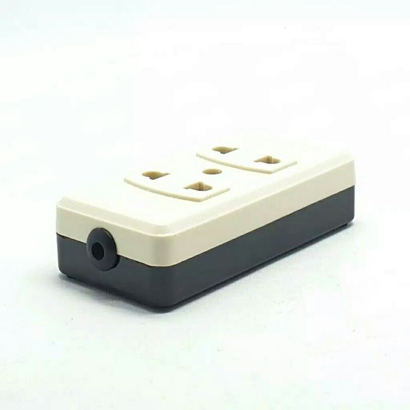 OB Stop kontak Gepeng - stop outlet pipih 2 socket Dexta