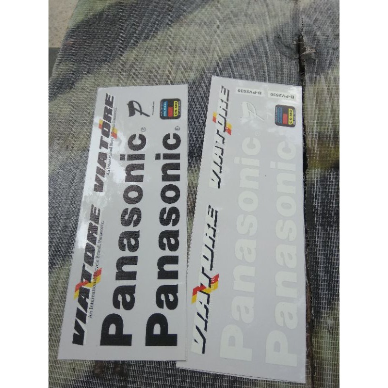Sticker decal frame sepeda balap road bike jadul vintage PANASONIC VIATORE