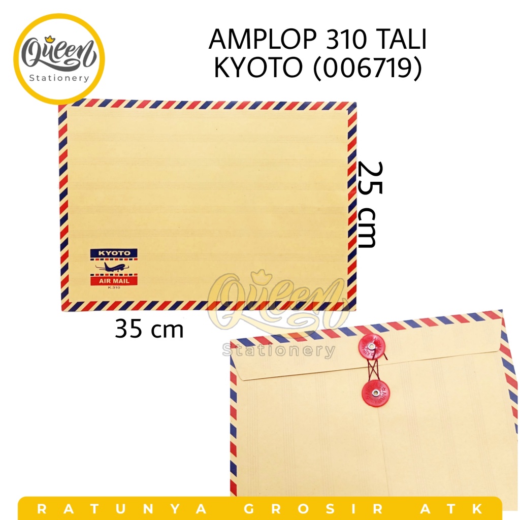 

1 PAK (10 LEMBAR) AMPLOP TALI 310 KYOTO / AMPLOP COKLAT / AMPLOP LAMARAN KERJA (006719)