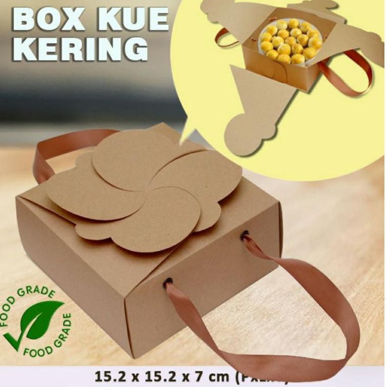 

[ A - H ] Kotak Dus Box Kue Kering Toples KEMBANG | Isi 1