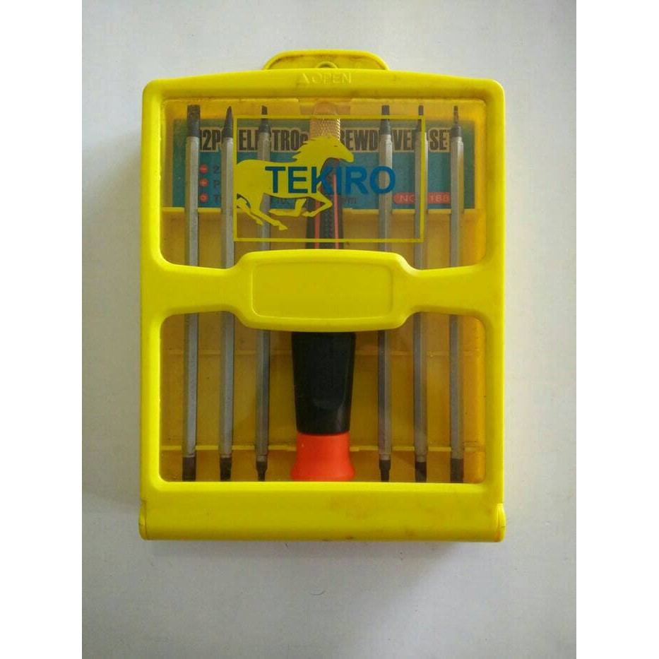 Obeng Set Presisi Tekiro 12 in 1