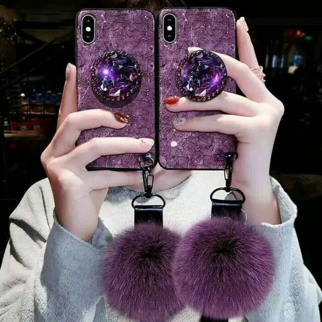 OPPO A5S / A3S / A83 / A7 / A39 / A57 Case HP Softcase Diamond & Glitter