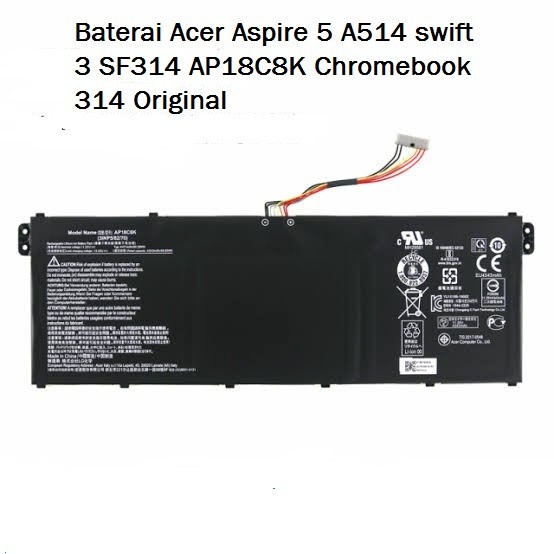 Battery Acer Aspire 3 A315-42 A315-54 Aspire 5 A514-52 A515-43 AP18C4K AP18C8K ORIGINAL