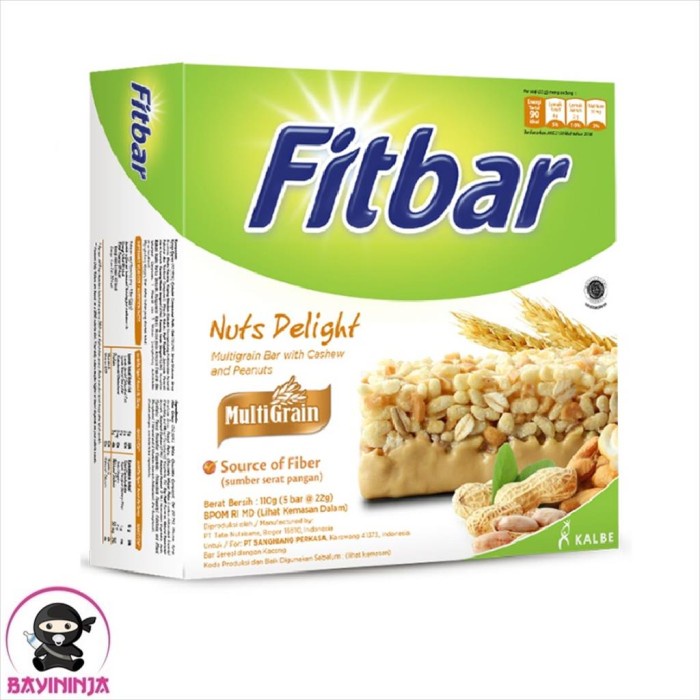 

504Oekho Fitbar Multigrain Nuts Kacang 5 X 24 G 6J477iyfi