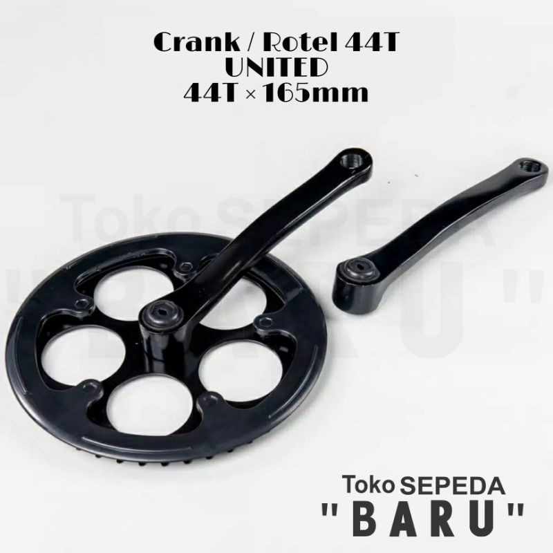 TB - Crank Rotel UNITED Lipat 44T 165mm