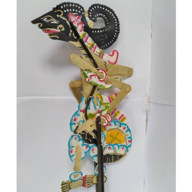 (BISA COD) KERAJINAN MINIATUR WAYANG KULIT KIDANGAN SADEWA BAHAN KULIT SAPI ASLI - PAJANGAN DEKORASI