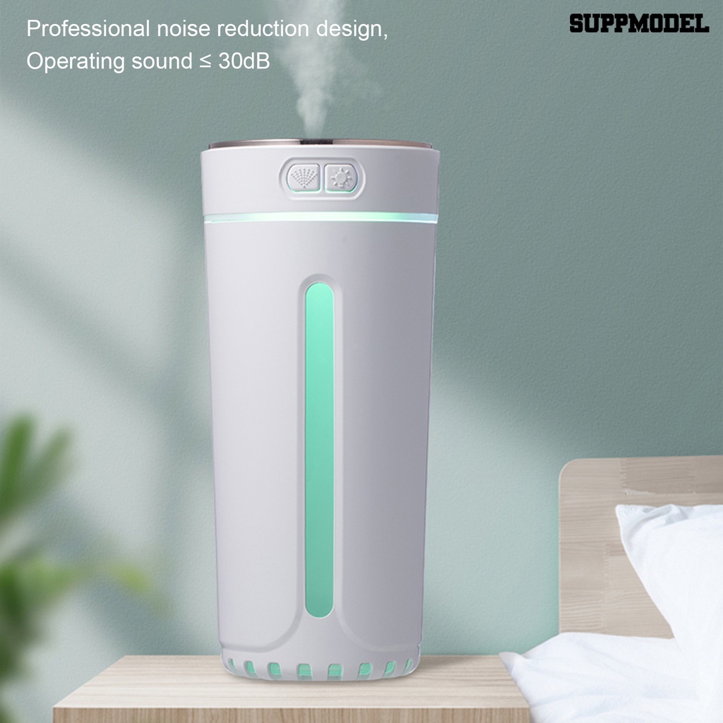 Suppmodel Air Humidifier / Diffuser Aroma Terapi USB Portable Dengan Lampu Warna-Warni Untuk Mobil