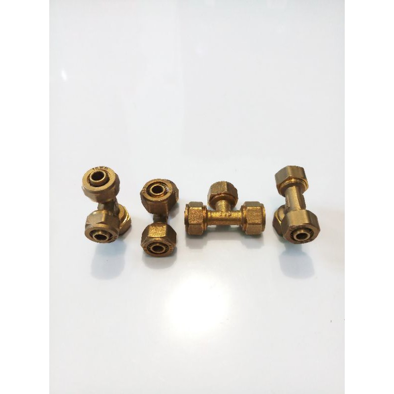 TEE SAMBUNG 1/2&quot; KUNINGAN UNTUK MENYAMBUNG AIR PANAS (MALE TEE)