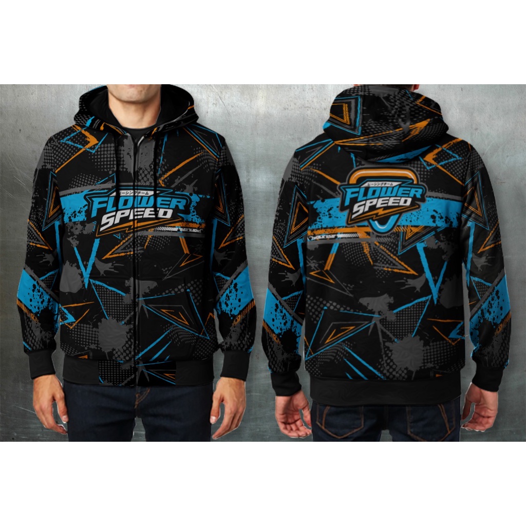 Jaket Racing Flower Speed / Jaket Racing / Jaket Trendyng Racing Cewek Drag Rce