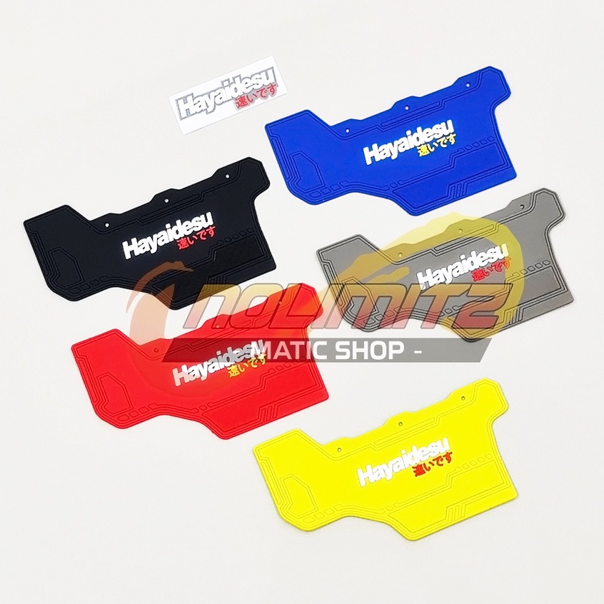 Mud Flap Hayaidesu Karet Penahan Lumpur Honda Vario 160