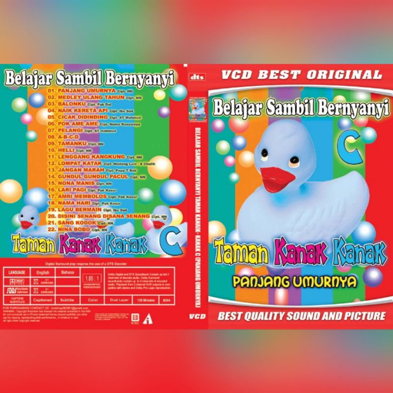 Kaset Vcd Belajar sambil Bernyanyi