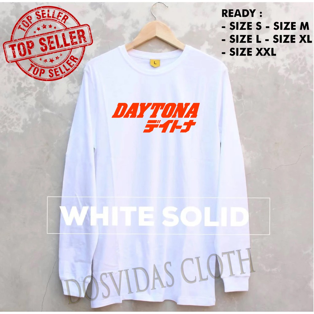 Import Quality MURAH BAJU KAOS LENGAN PANJANG DAYTONA CORPORATION keren DAYTONA