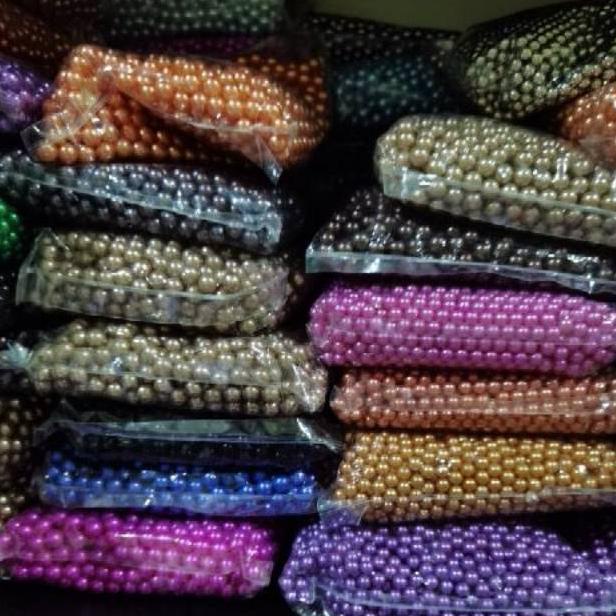 

[KODE PRODUK P2] MUTIARA TEMBAK WARNA 8 dan 6 MM KUALITAS AA ECERAN 50 GRAM ( BAGIAN 1 )