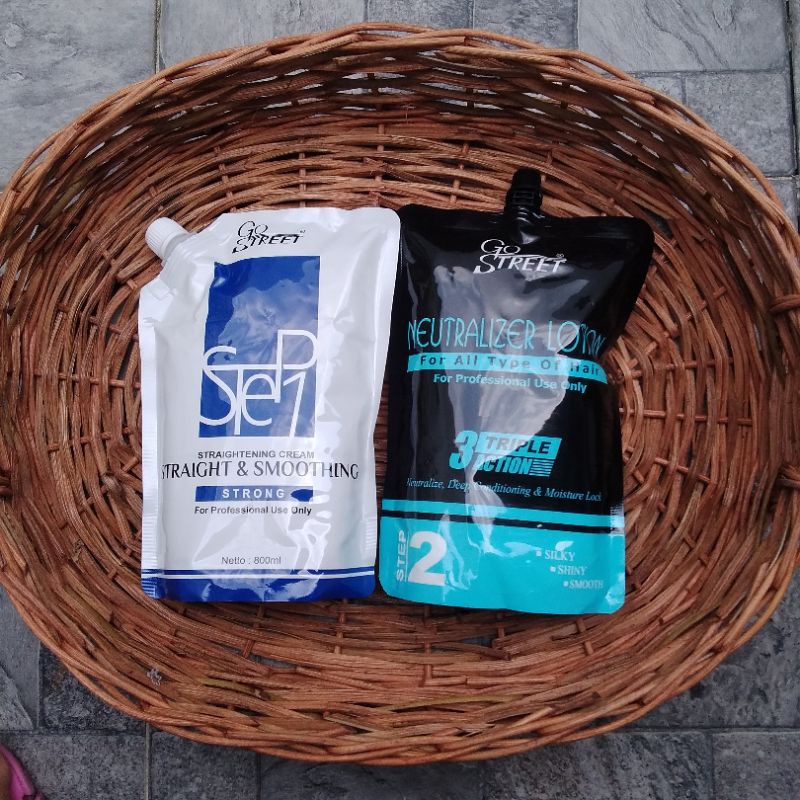 GO STREET Straightening Cream Smoothing Strong Neutral - Obat Smoothing & Netral