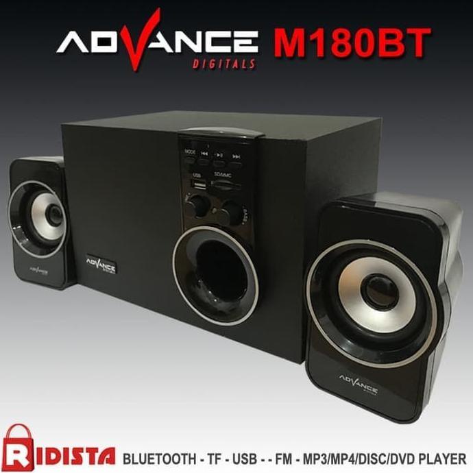 Speaker Aktif Advance M180Bt Bluetooth + Fm Radio Speaker Aktif Advanc Kurniashope87
