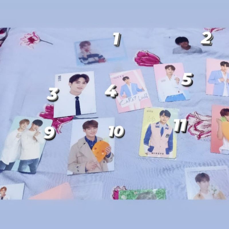 [NEGO] SEVENTEEN OFFICIAL Photocard Tradingcard Polaroid PC TC Mingyu Wonwoo Dino Meanie Minwon